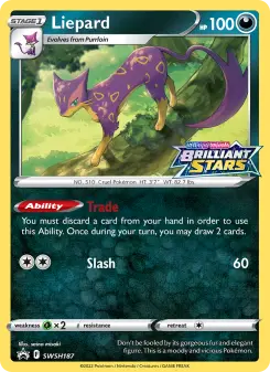 Liepard SWSH187 — SWSH Black Star Promos