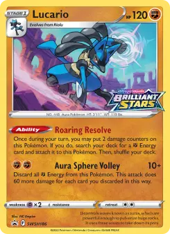 Lucario — SWSH Black Star Promos #SWSH186