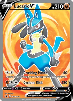 Lucario V — SWSH Black Star Promos #SWSH213