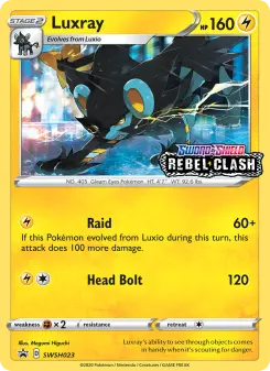 Luxray SWSH023 — SWSH Black Star Promos