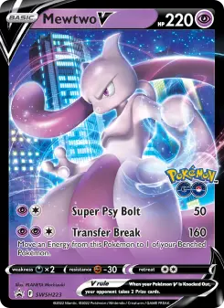 Mewtwo V SWSH223 — SWSH Black Star Promos