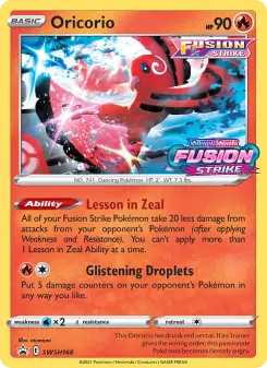 Oricorio — SWSH Black Star Promos SWSH168