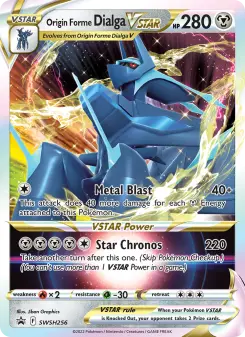 Origin Forme Dialga VSTAR — SWSH Black Star Promos #SWSH256