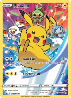Pikachu SWSH020 — SWSH Black Star Promos