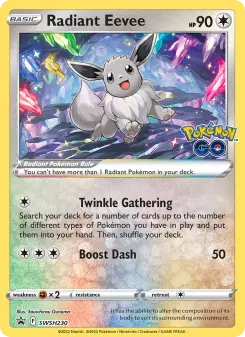 Radiant Eevee SWSH230 — SWSH Black Star Promos