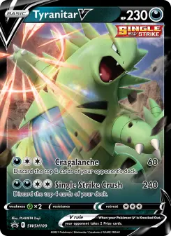 Tyranitar V — SWSH Black Star Promos #SWSH109