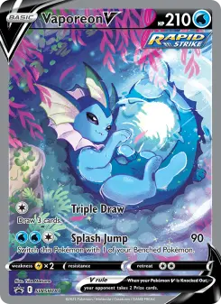 Vaporeon V SWSH181 — SWSH Black Star Promos