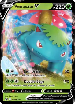 Venusaur V — SWSH Black Star Promos #SWSH100