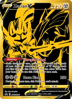 Zacian V — SWSH Black Star Promos #SWSH076