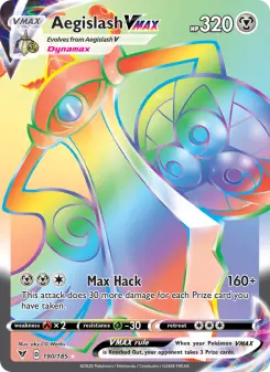 Aegislash VMAX 190 — Vivid Voltage
