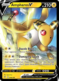 Ampharos V — Vivid Voltage #49
