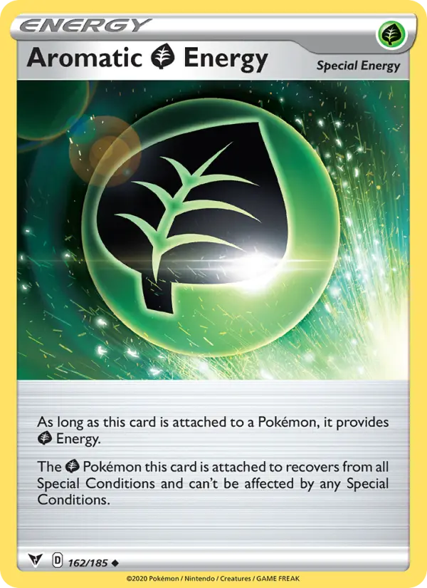 Aromatic Grass Energy 162 card from Vivid Voltage