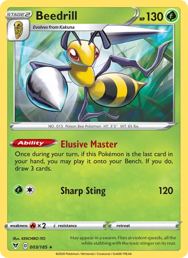Beedrill 3 — Vivid Voltage 3, Normal finish
