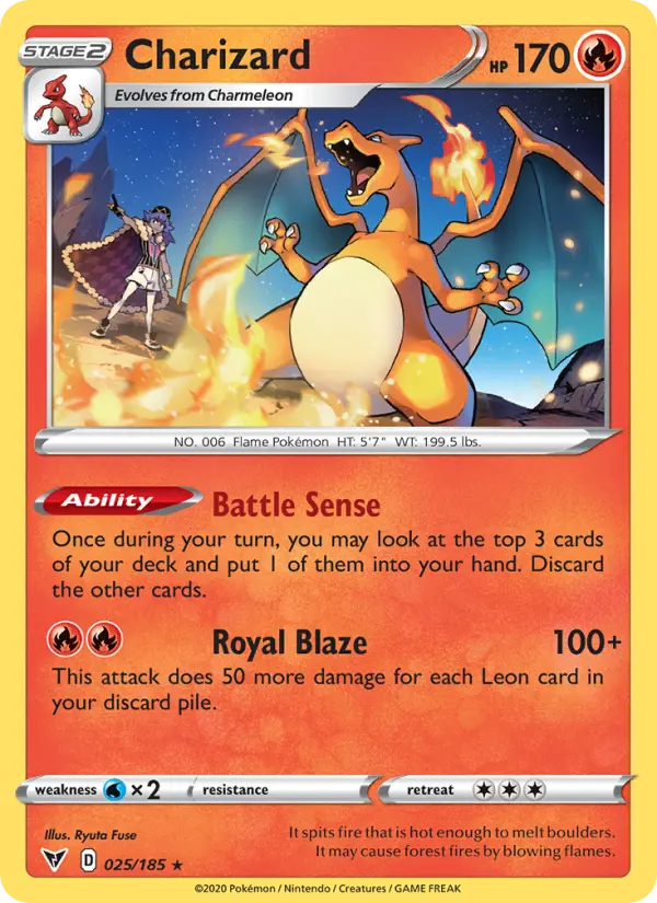 Charizard 25 — Vivid Voltage 25, Normal finish