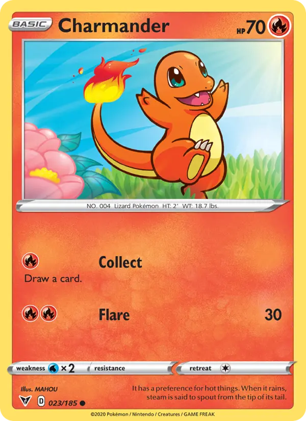 Charmander 23 card from Vivid Voltage
