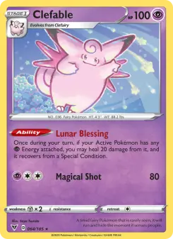 Clefable — Vivid Voltage #64