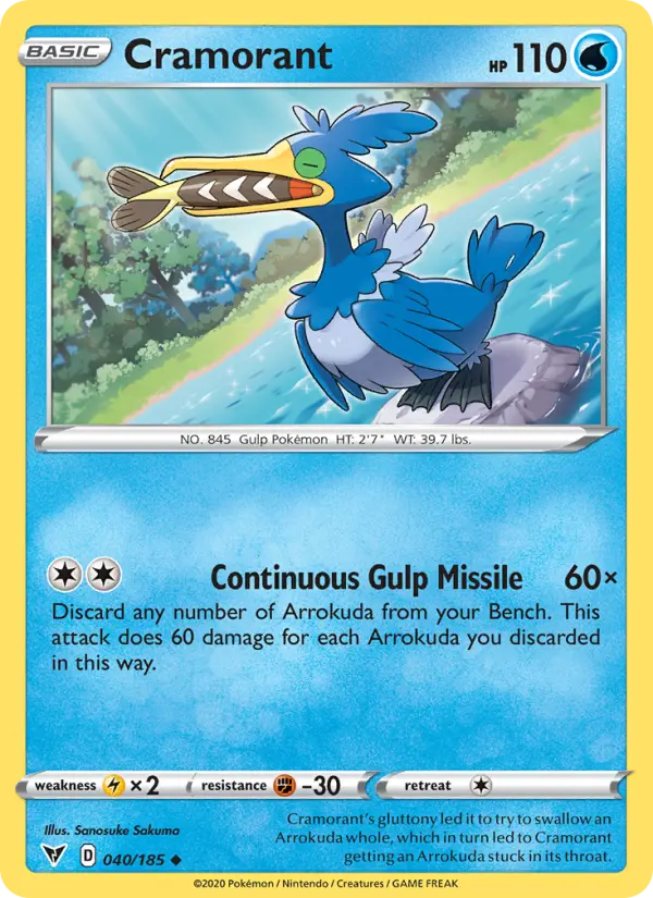 Cramorant 40 card from Vivid Voltage
