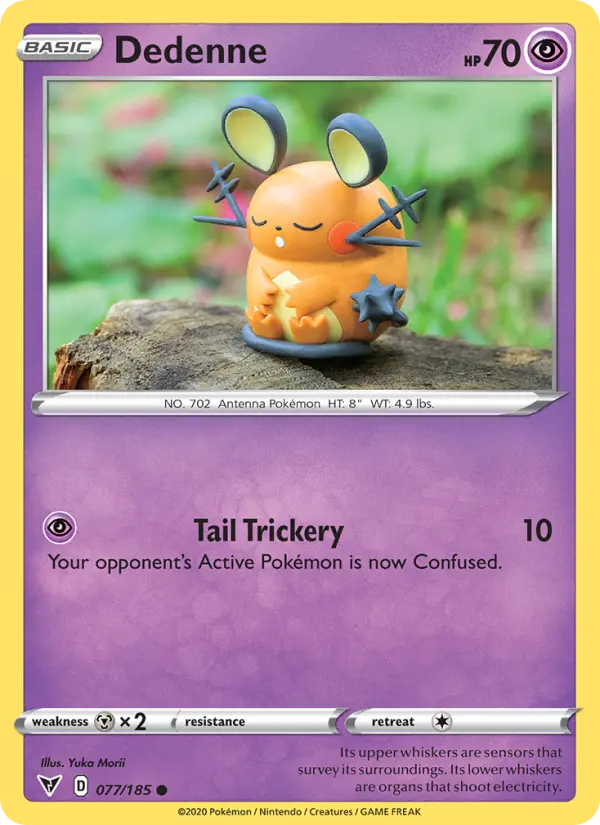 Dedenne 77 card from Vivid Voltage