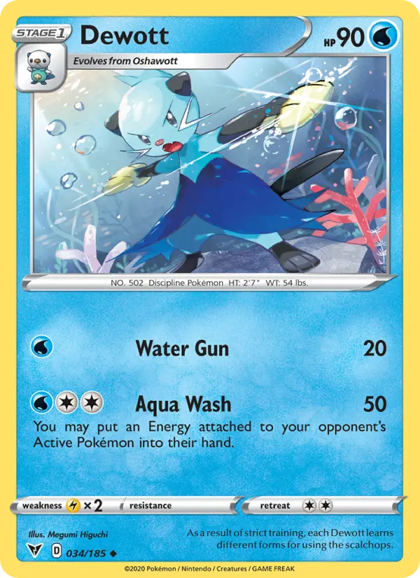 Dewott 34 — Vivid Voltage 34, Normal finish