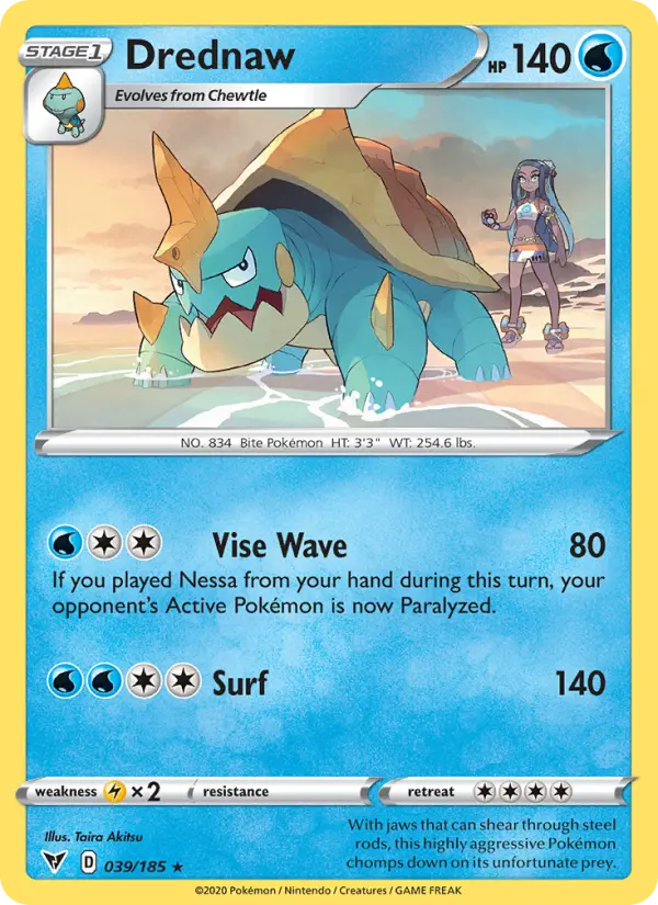 Drednaw 39 card from Vivid Voltage