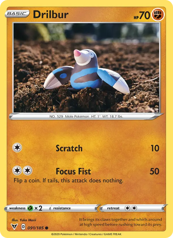 Drilbur 91 card from Vivid Voltage