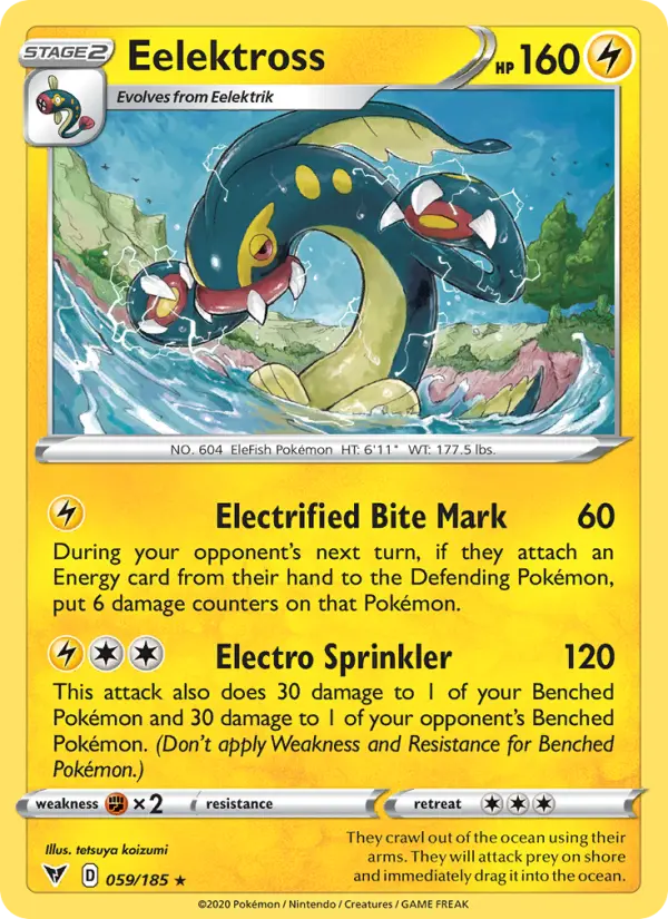 Eelektross 59 card from Vivid Voltage