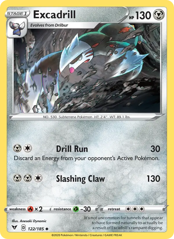 Excadrill 122 — Vivid Voltage 122, Normal finish