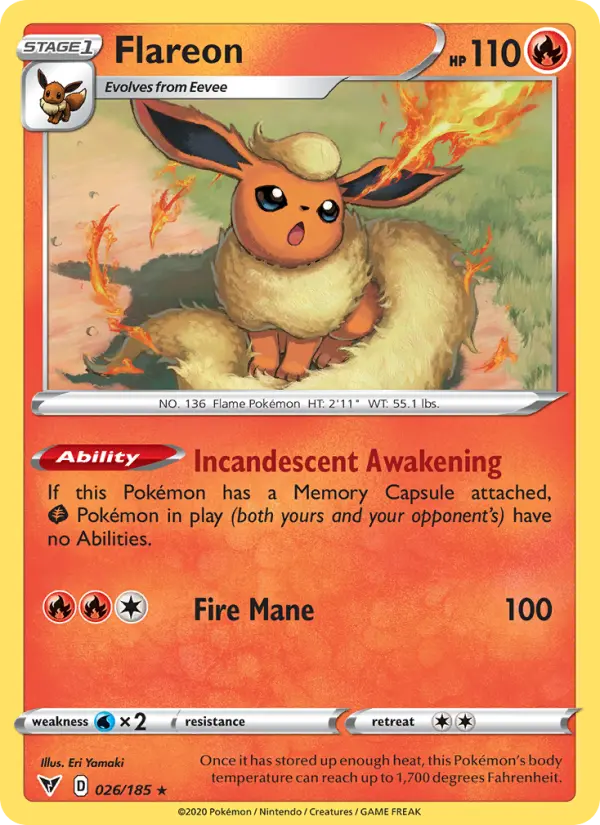 Flareon 26 — Vivid Voltage 26, Normal finish