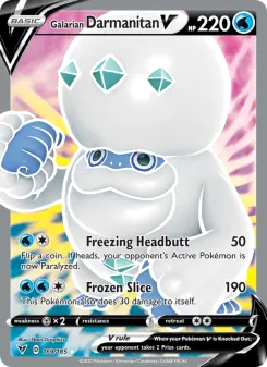 Galarian Darmanitan V 169 — Vivid Voltage
