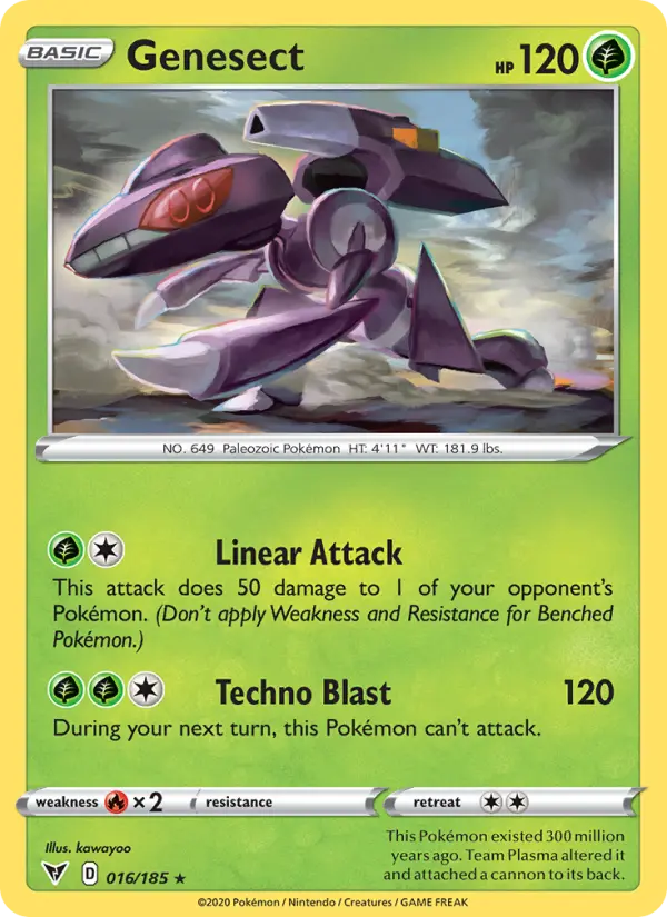 Genesect 16 card from Vivid Voltage