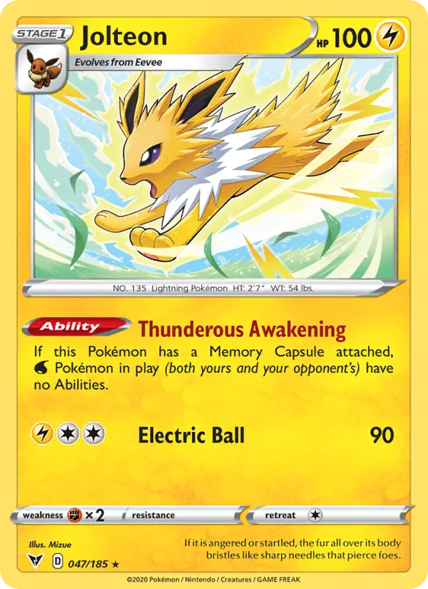 Jolteon 47 — Vivid Voltage 47, Normal finish
