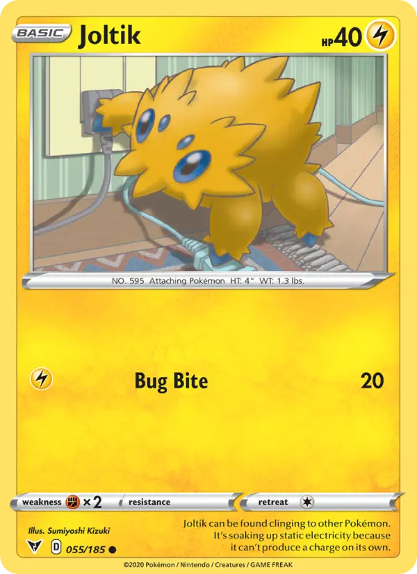 Joltik 55 card from Vivid Voltage