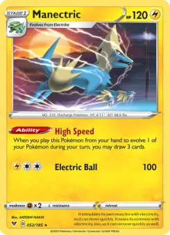 Manectric — Vivid Voltage #52