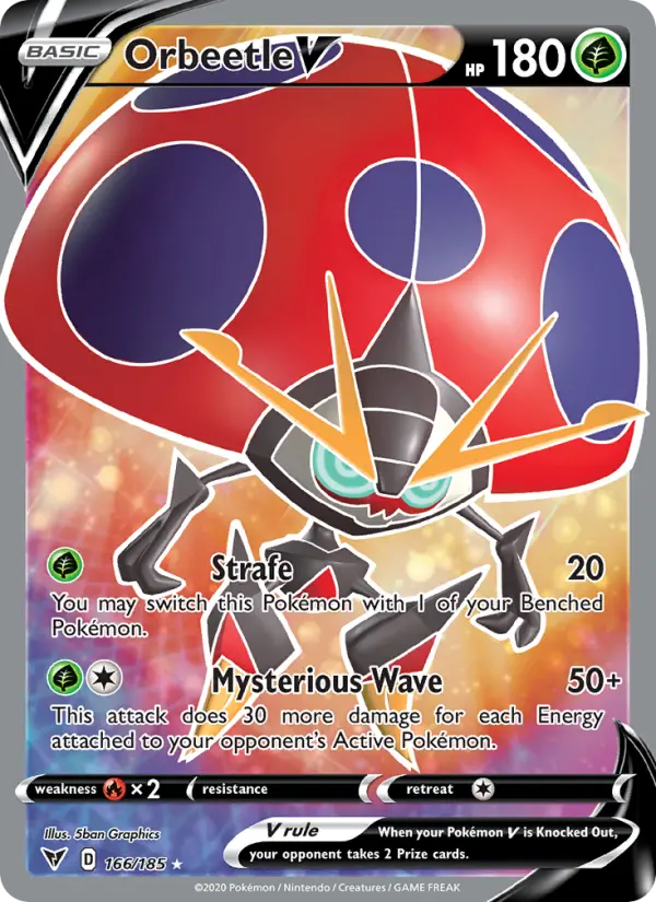 Orbeetle V 166 — Vivid Voltage 166, Holofoil finish