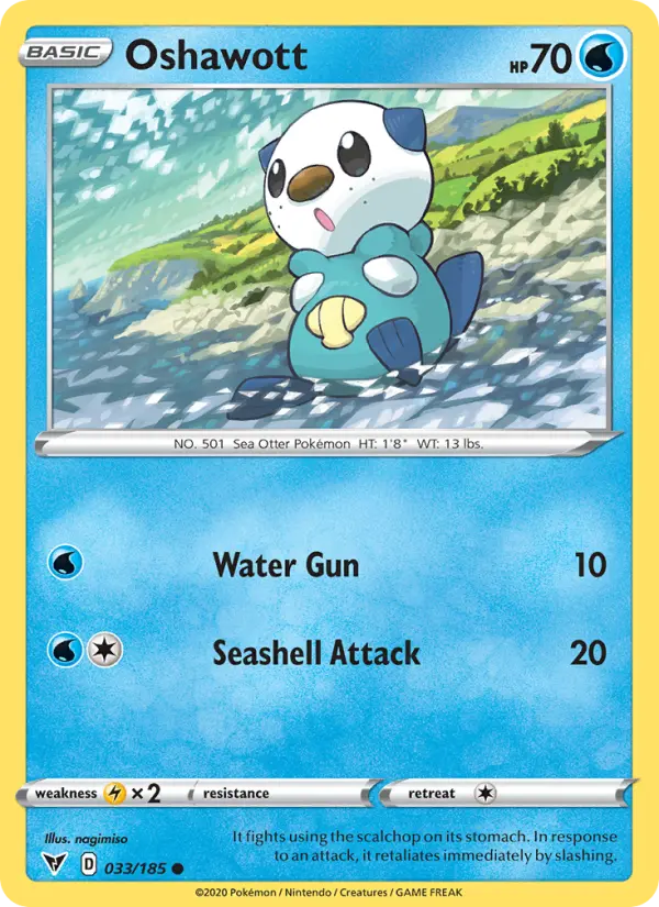 Oshawott 33 — Vivid Voltage 33, Normal finish