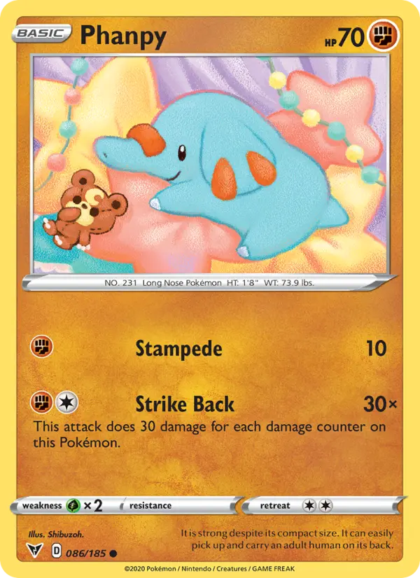 Phanpy 86 — Vivid Voltage 86, Normal finish