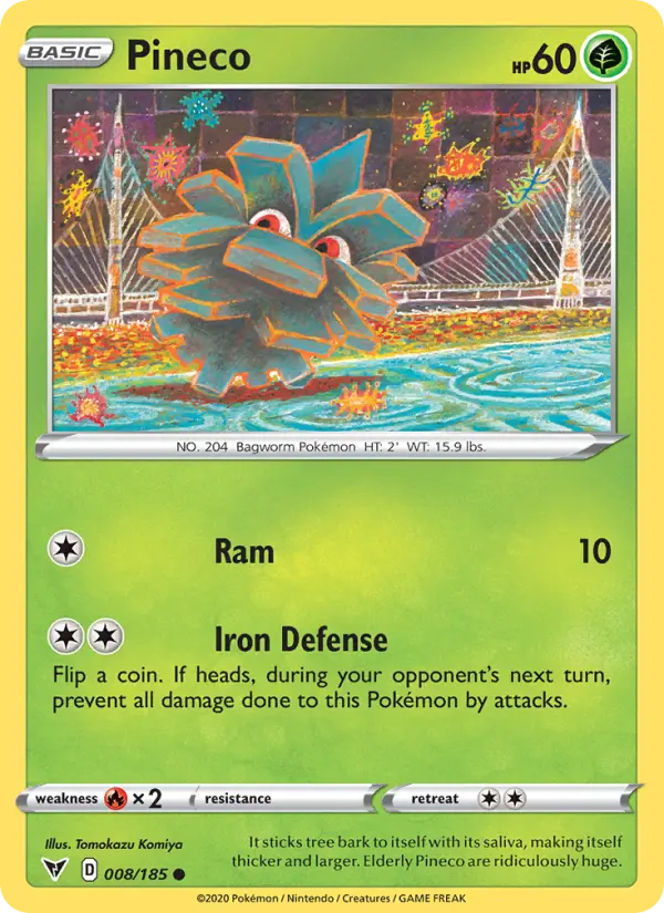 Pineco 8 card from Vivid Voltage