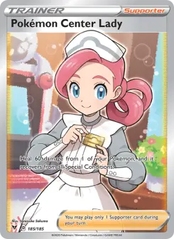Pokémon Center Lady 185 — Vivid Voltage