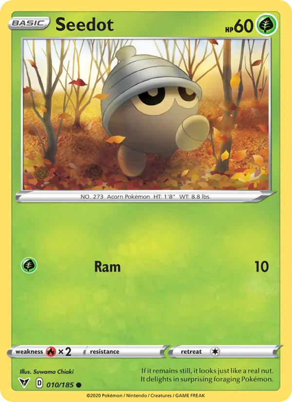 Seedot 10 card from Vivid Voltage