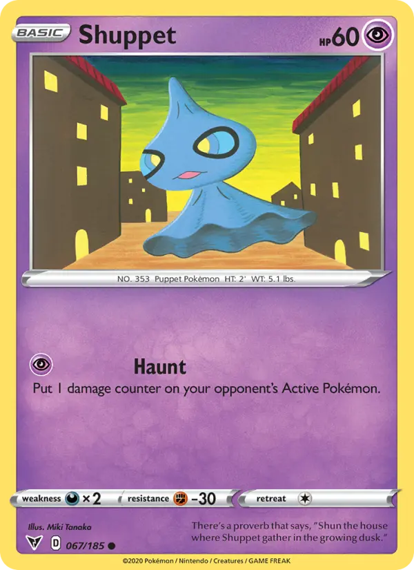 Shuppet 67 card from Vivid Voltage