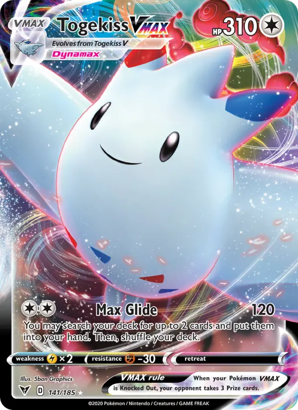 Togekiss VMAX 141 — Vivid Voltage 141, Holofoil finish