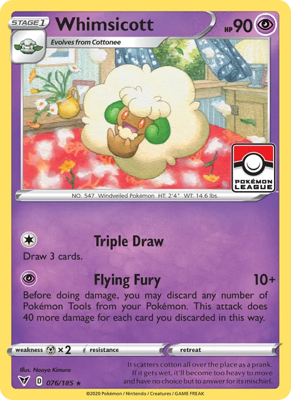 Whimsicott 76 — Vivid Voltage 76, Normal finish