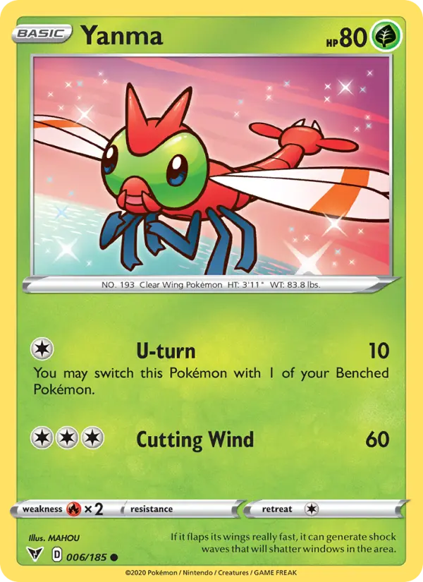 Yanma 6 card from Vivid Voltage