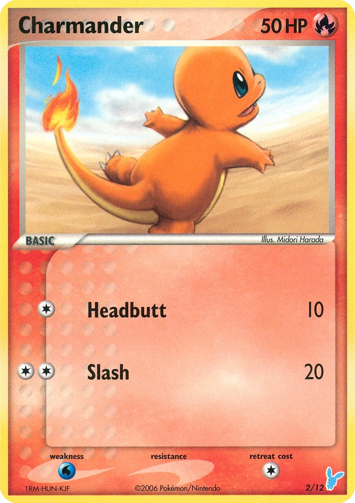 Charmander 2 card from EX Trainer Kit 2 Minun