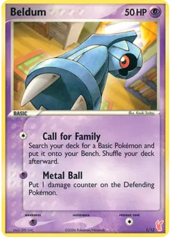 Beldum — EX Trainer Kit 2 Plusle #1