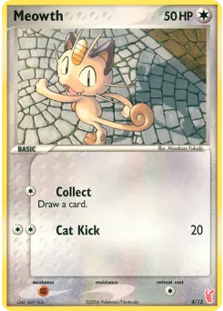 Meowth — EX Trainer Kit 2 Plusle #4