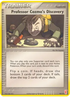 Professor Cozmo's Discovery 10 — EX Trainer Kit 2 Plusle
