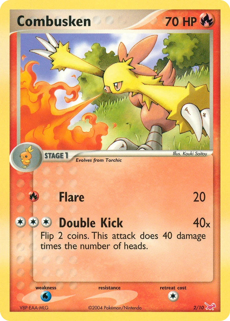 Combusken 2 card from EX Trainer Kit Latias