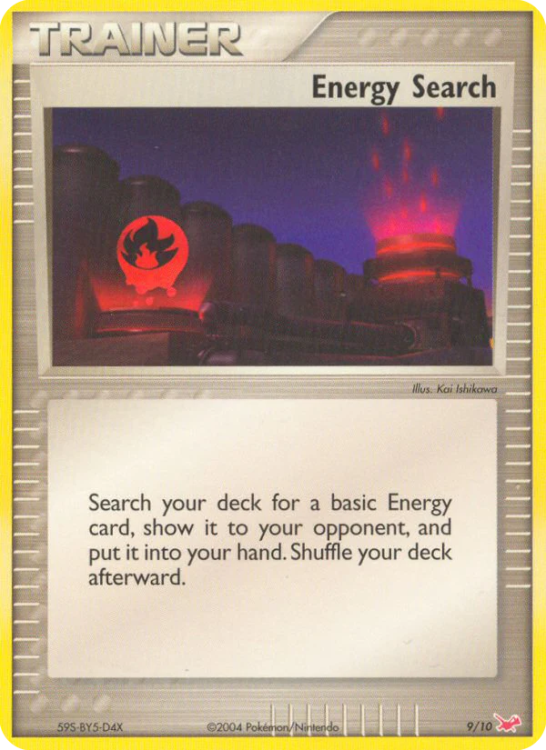 Energy Search 9 card from EX Trainer Kit Latias