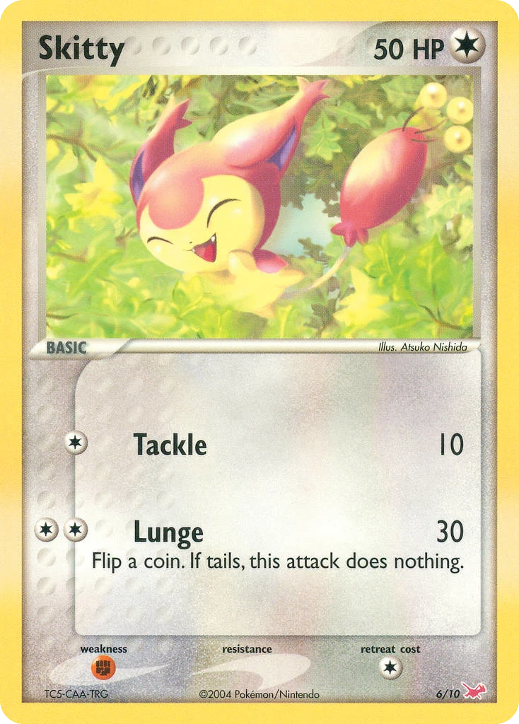 Skitty 6 card from EX Trainer Kit Latias